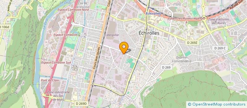 localisation de l'entreprise DES RUES POLITZER ET SEMARD à ECHIROLLES