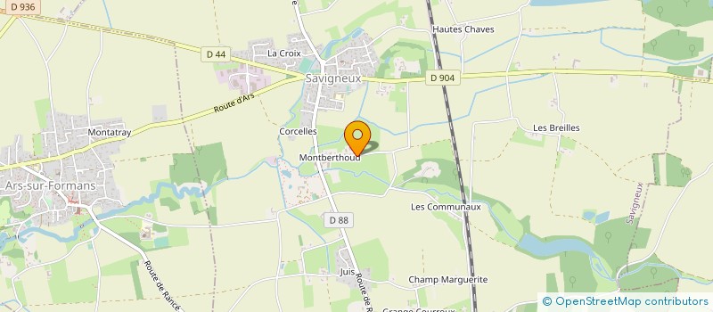 localisation de l'entreprise DES RUISSEAUX à SAVIGNEUX