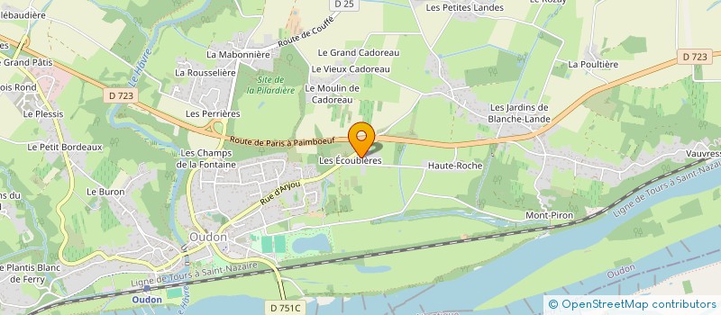 localisation de l'entreprise DES SABLES  COUFFE