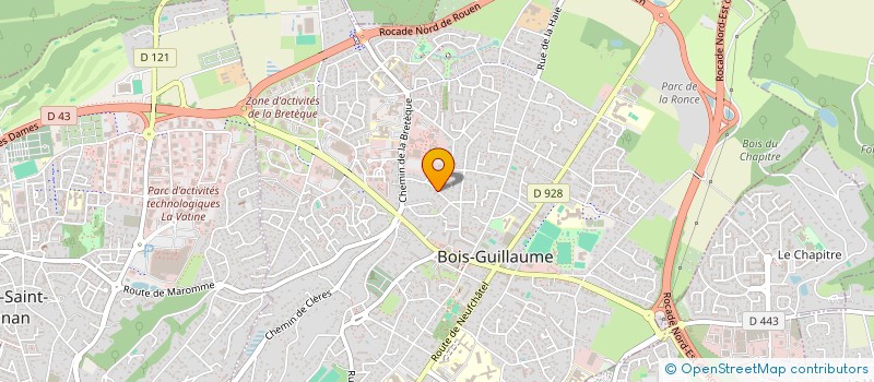 localisation de l'entreprise DES SABLES à BOIS-GUILLAUME