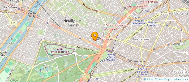 localisation de l'entreprise DES SABLONS à NEUILLY-SUR-SEINE