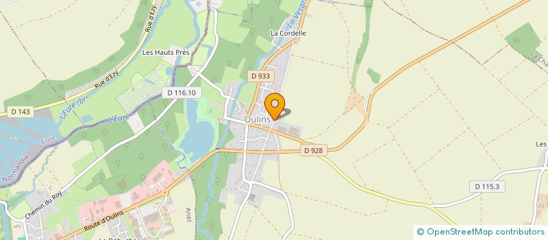 localisation de l'entreprise DES SABLONS à SAUSSAY