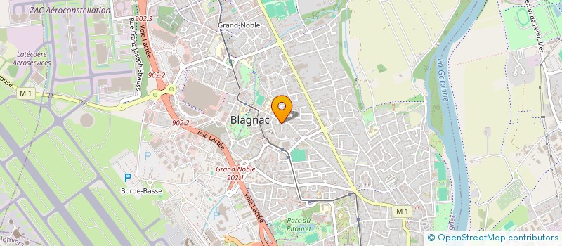 localisation de l'entreprise DES SABOTS SOUS LES ARBRES  BLAGNAC