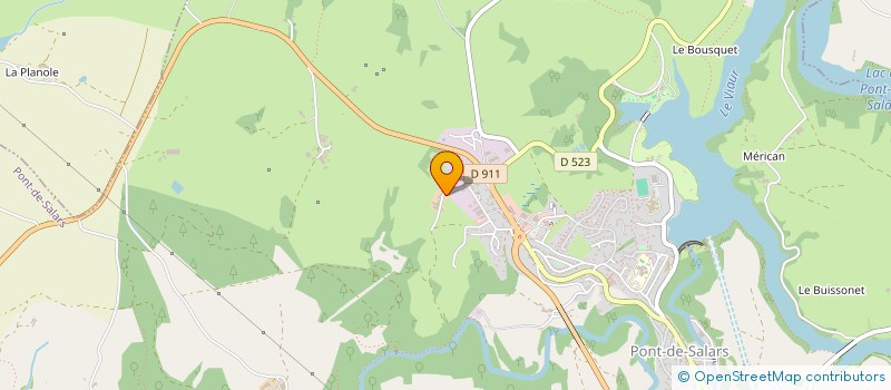 localisation de l'entreprise DES SAGES  PONT-DE-SALARS