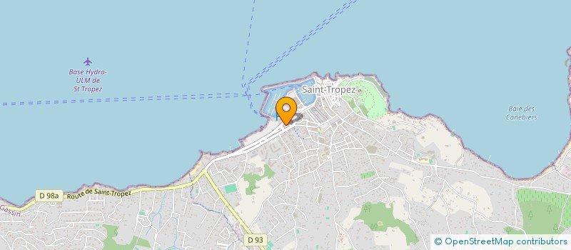 localisation de l'entreprise DES SALINS à SAINT-TROPEZ