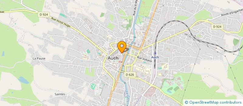 localisation de l'entreprise DES SATELLITES AVEC DES TRACES DE PLUMES à AUCH