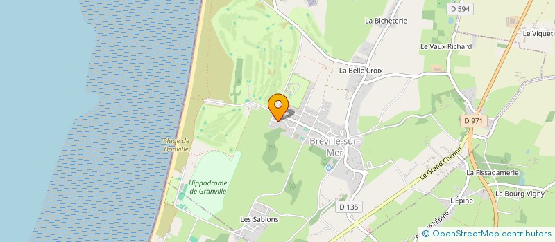 localisation de l'entreprise DES SAULES  BREVILLE-SUR-MER