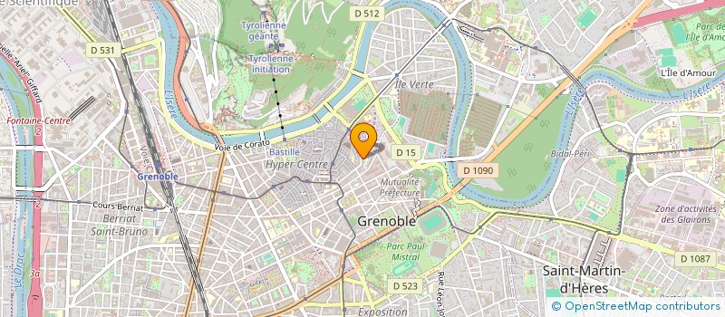 localisation de l'entreprise DES SAVEURS ET DES SAVOIRS  GRENOBLE