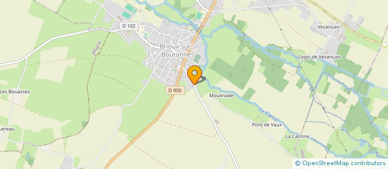 localisation de l'entreprise DES SCULPTEURS ET DES PEINTRES AMIMATEURS DE BRIOUX ET DES ENVIRONS à BRIOUX-SUR-BOUTONNE