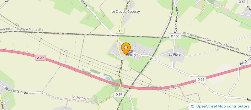 localisation de l'entreprise DES SEMENCIERS  ETAIMPUIS