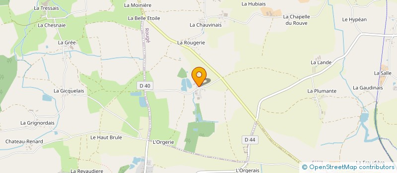 localisation de l'entreprise DES SEPT VENTS à ROUGE