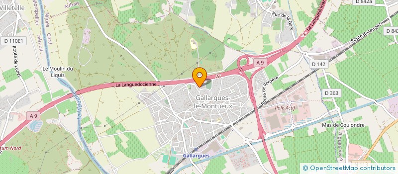 localisation de l'entreprise DES SERVICES à GALLARGUES-LE-MONTUEUX