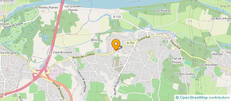 localisation de l'entreprise DES SG-A  LES GARENNES SUR LOIRE