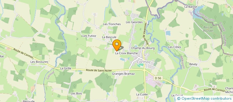 localisation de l'entreprise DES SOINS ET DES SONS à CORMOZ
