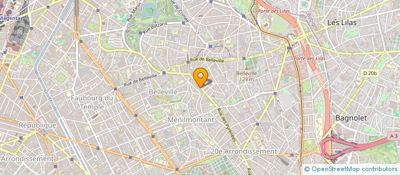 localisation de l'entreprise DES SOMMETS ET DES REVES  PARIS