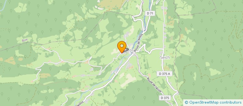 localisation de l'entreprise DES SONNAILLES  NISTOS