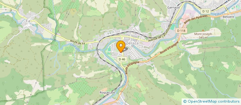 localisation de l'entreprise DES SONS ET DES LIENS  ESPERAZA