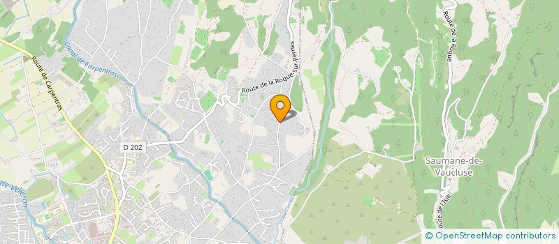 localisation de l'entreprise DES SORGUES  L'ISLE-SUR-LA-SORGUE