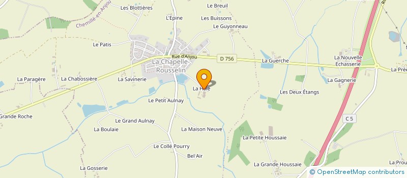 localisation de l'entreprise DES SOURCES à CHEMILLE-EN-ANJOU