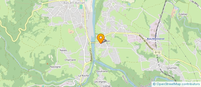 localisation de l'entreprise DES SOURIRES A L'HIRONDELLE à BAS-EN-BASSET