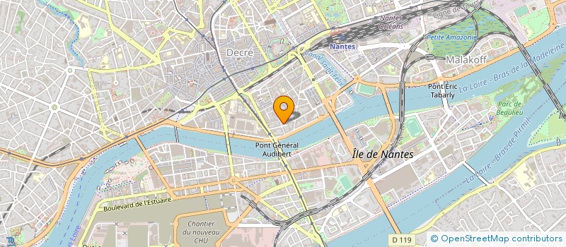 localisation de l'entreprise DES SOURIS ET DES PAGES à NANTES