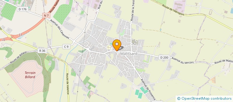 localisation de l'entreprise DES SPORTS  MONTMEYRAN