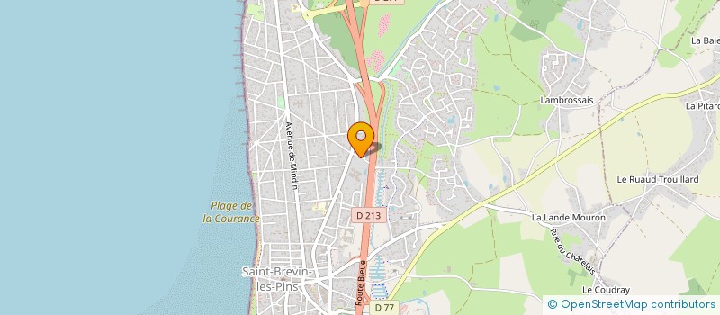 localisation de l'entreprise DES TABACS  SAINT BREVIN LES PINS