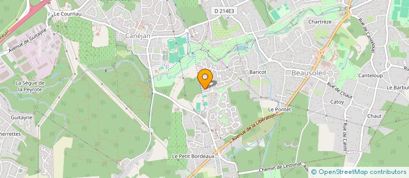 localisation de l'entreprise DES TACHES SUR L'ECRAN  CANEJAN