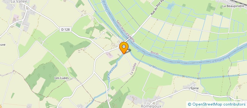 localisation de l'entreprise DES TAMARIS  LA VALLEE