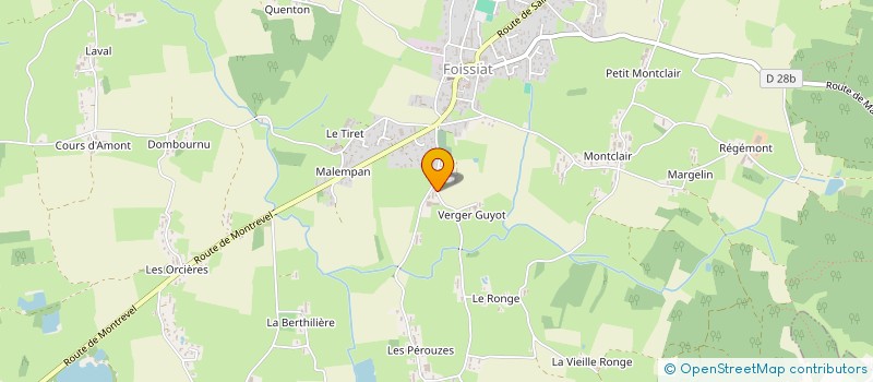localisation de l'entreprise DES TANNEURS à FOISSIAT