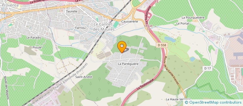 localisation de l'entreprise DES TAURELLES  LE CANNET-DES-MAURES