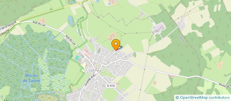 localisation de l'entreprise DES TENTES ET LOISIRS  SAONE