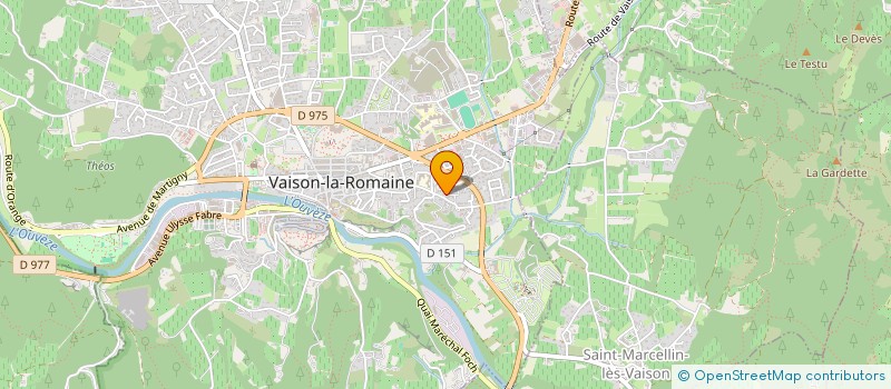 localisation de l'entreprise DES TERMES  VAISON-LA-ROMAINE