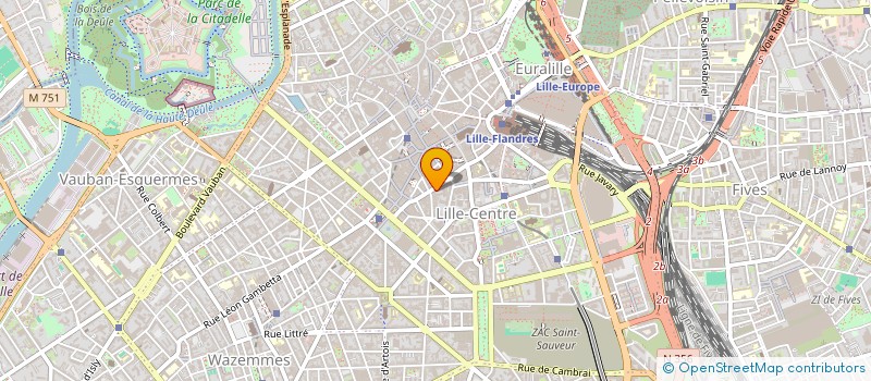 localisation de l'entreprise DES TERRASSES D HELIOS à LILLE