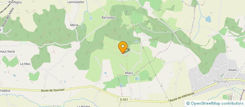 localisation de l'entreprise DES TERRES DE NOAILLAC  PENNE-D'AGENAIS