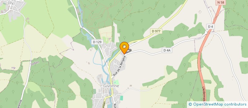 localisation de l'entreprise DES TERRES MARION  GIVONNE