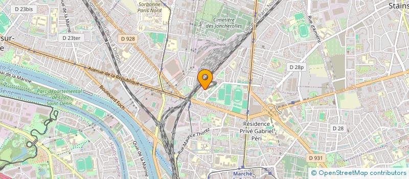 localisation de l'entreprise DES TERRES MINEES à PIERREFITTE-SUR-SEINE