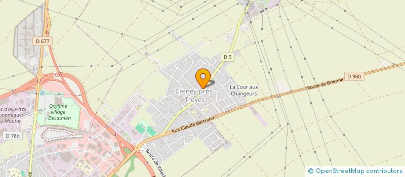localisation de l'entreprise DES TERROS à CRENEY-PRES-TROYES
