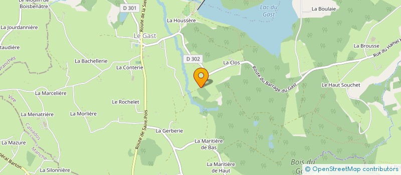 localisation de l'entreprise DES TESNIERES  NOUES DE SIENNE