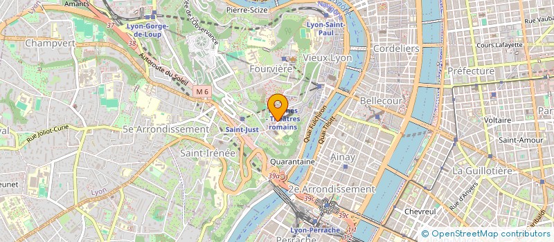 localisation de l'entreprise DES THERMES  LYON