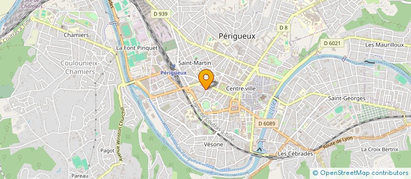localisation de l'entreprise DES THUYAS à PERIGUEUX