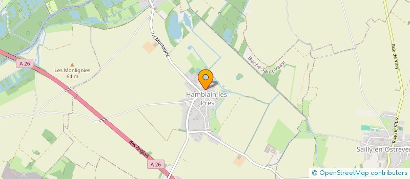 localisation de l'entreprise DES TILLEULS  HAMBLAIN-LES-PRES