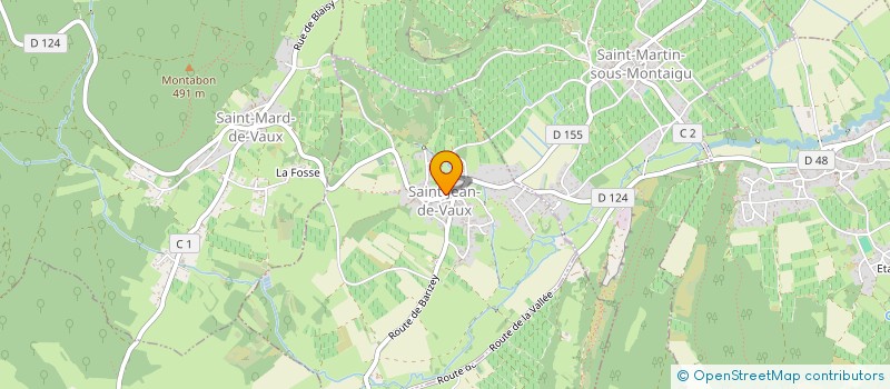 localisation de l'entreprise DES TILLEULS  SAINT-JEAN-DE-VAUX