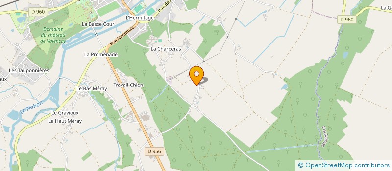 localisation de l'entreprise DES TILLEULS à VALENCAY
