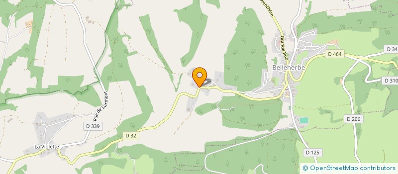 localisation de l'entreprise DES TILLEULS D'EBEY  BELLEHERBE