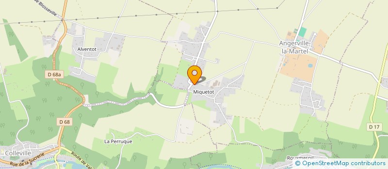 localisation de l'entreprise DES TISSERANDS-DELAIRE  ANGERVILLE-LA-MARTEL