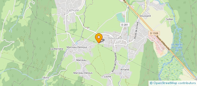 localisation de l'entreprise DES TOMMES DE BONHEUR  DOUSSARD