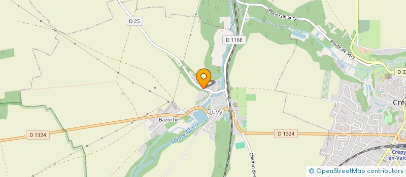 localisation de l'entreprise DES TOURNELLES  DUVY