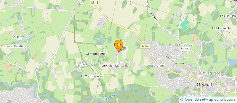 localisation de l'entreprise DES TOURNERIES à ORVAULT