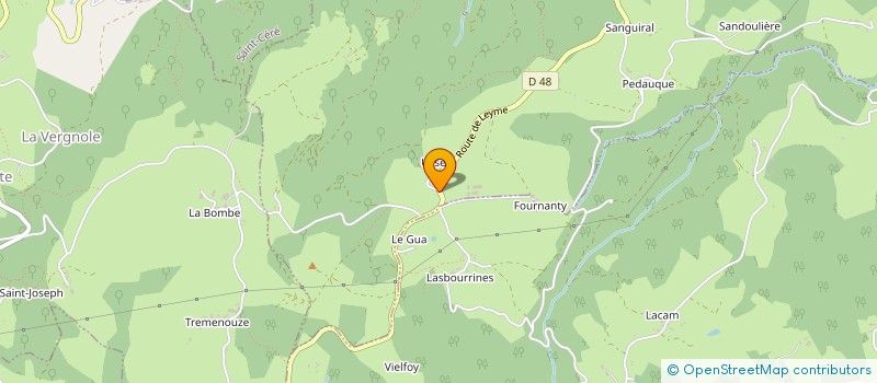 localisation de l'entreprise DES TOURS LAFAGE  SAINT-LAURENT-LES-TOURS